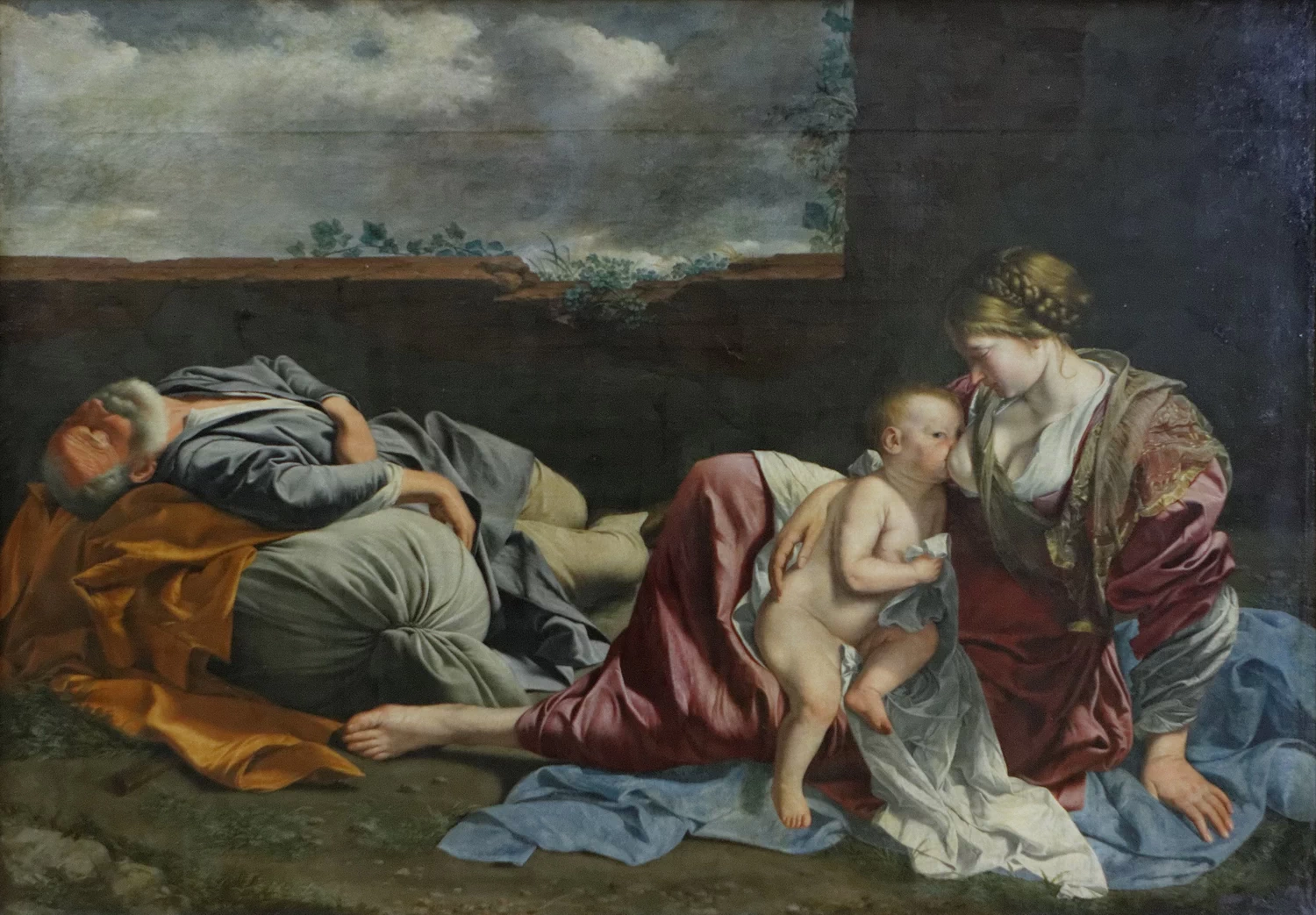 Riposo durante la fuga in Egitto - Louvre, Parigi